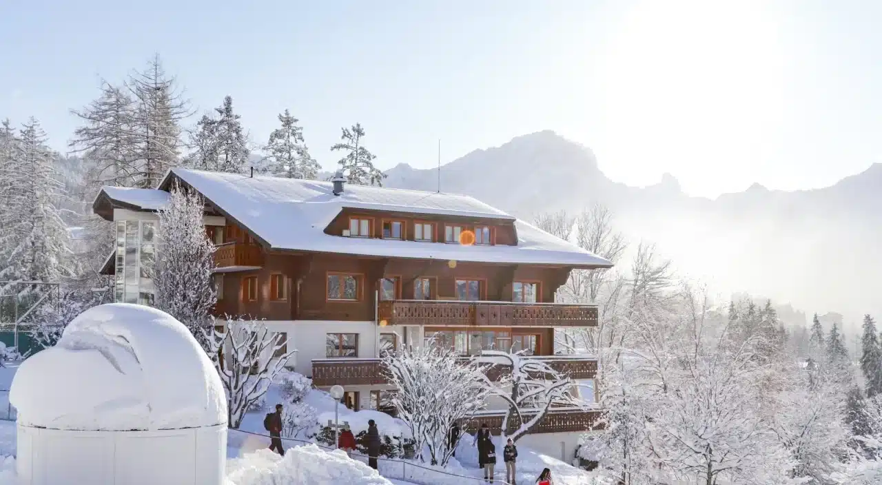 Boarding house at Aiglon College, one of the best swiss boarding schools